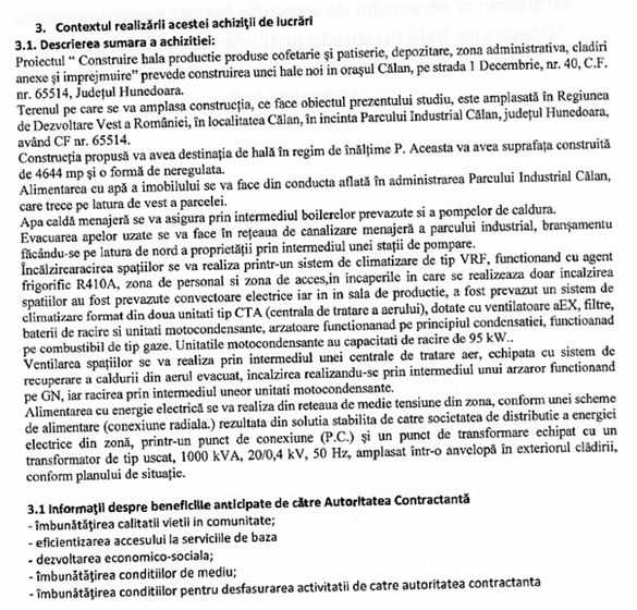 Nouă fabrică de prăjituri planificată. CEO: Bunicul meu, împreună cu bunica mea, a început acum 30 de ani această afacere