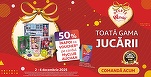 Până pe 6 decembrie, la toată gama de jucării din Auchan primești 50% bani înapoi sub formă de voucher pe cardul de fidelitate