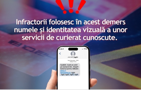 FOTO Cea mai mare înșelătorie online din România, din 2026, la acest moment. Peste un milion de români au primit SMS-uri frauduloase de livrare, care par să vină de la FAN Courier