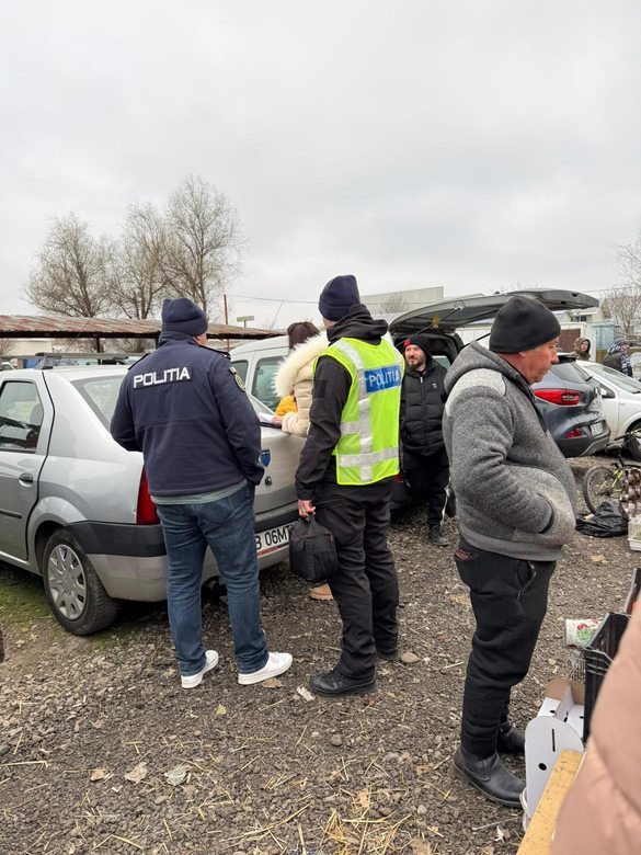 FOTO Control în târgul din Voluntari – târgul nu are autorizație pentru comercializarea animalelor vii