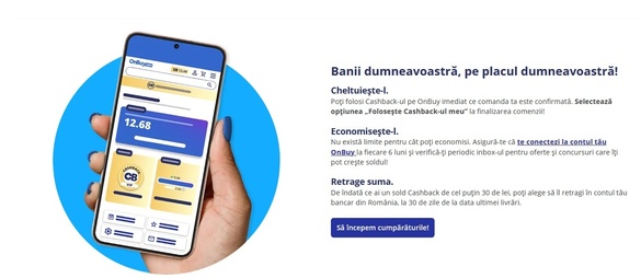 SURPRIZĂ Jucător major în România - OnBuy, platforma de vânzări cu cea mai rapidă creștere din Europa, care a adus un cashback revoluționar, intră pe piața locală după ce a testat-o discret mai multe luni în fază beta