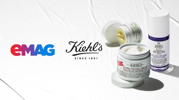 FOTO eMAG anunță listarea brandului Kiehl's în platformă și extinde oferta de produse de îngrijire premium
