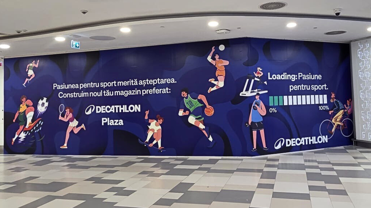 FOTO Decathlon intră într-un nou mall din București