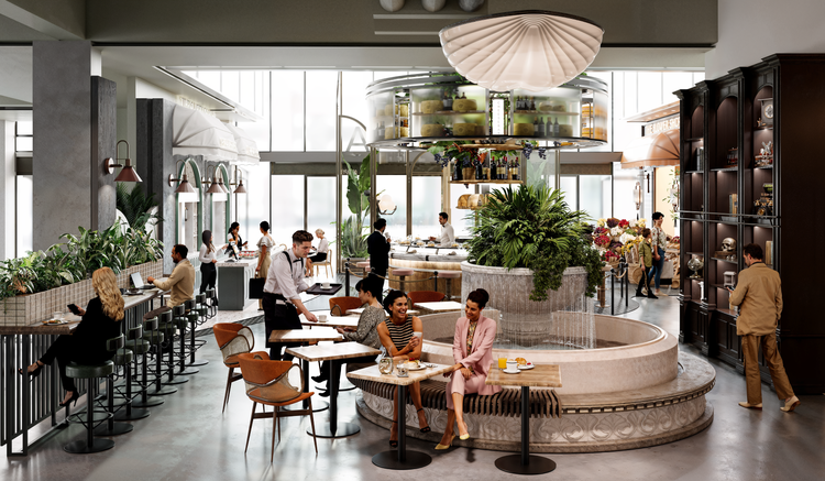 FOTO Cel mai mare food hall din România. Val de branduri confirmate LISTA