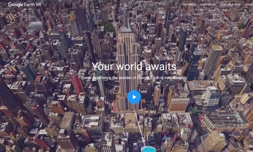 Google lansează o aplicație prin care putem vizita lumea în mod virtual