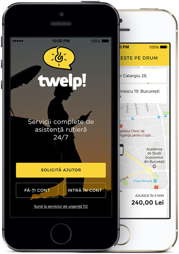 Twelp, aplicația care vine în ajutorul șoferilor pentru orice problemă tehnică
