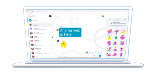 Google lansează o versiune pentru web a aplicației de chat Allo