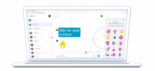 Google lansează o versiune pentru web a aplicației de chat Allo