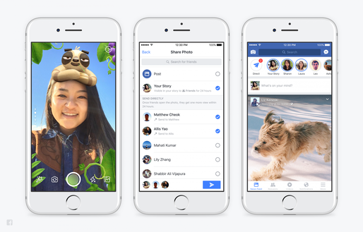 Facebook vrea să salveze funcția Stories cu ajutorul Instagram