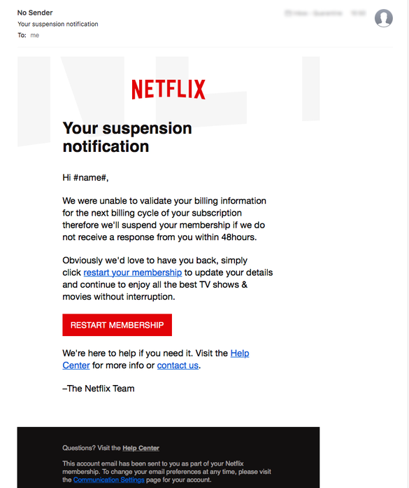 Un atac de tip phishing vizează abonații Netflix