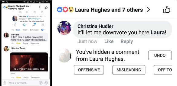 FOTO Facebook testează un buton de dezaprobare pentru comentarii