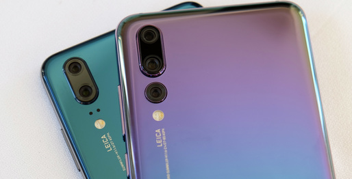 FOTO Huawei lansează smartphone-urile P20 și P20 Plus. Al doilea folosește un sistem foto compus din trei camere