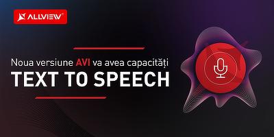AVI, asistentul vocal Allview, va reproduce vocea umană și limba română