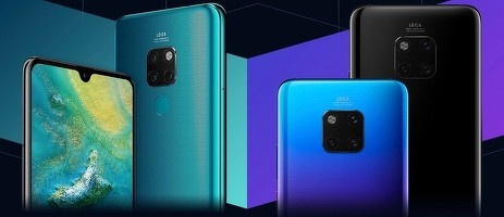 FOTO Huawei lansează smartphone-urile Mate 20 și Mate 20 Pro, cu trei camere foto și senzor de amprente integrat în ecran