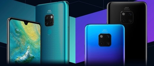FOTO Huawei lansează smartphone-urile Mate 20 și Mate 20 Pro, cu trei camere foto și senzor de amprente integrat în ecran