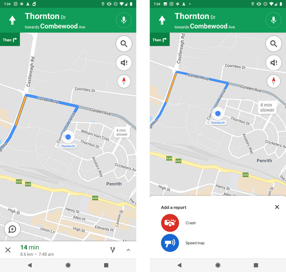 FOTO Google Maps testează o nouă funcție, care apare deja unor utilizatori 