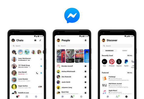 FOTO Facebook a început implementarea noului design pentru Messenger, dar l-a retras deja parțial