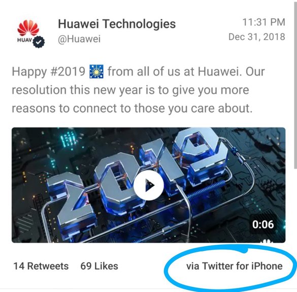 FOTO Angajați Huawei, sancționați pentru că au utilizat telefoane Apple