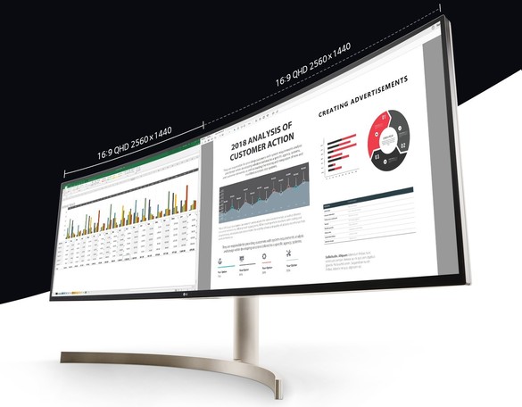 FOTO LG lansează un monitor ultrawide de 49 de inch pentru business
