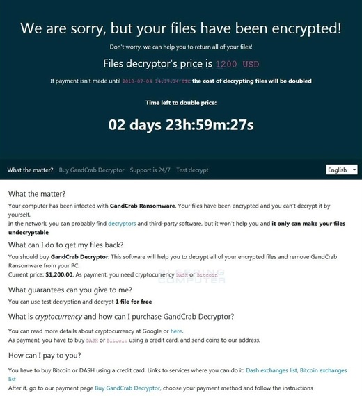 Bitdefender și Poliția Română anunță că au dezvoltat un nou soft gratuit pentru a contracara cel mai răspândit virus informatic din lume, GandCrab