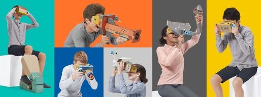 Nintendo lansează un kit de realitate virtuală pentru Switch