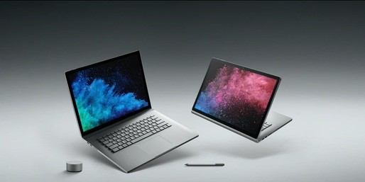 Microsoft lansează un nou laptop din seria Surface Book 2