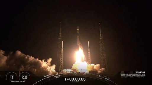 SpaceX a lansat prima serie de sateliți din rețeaua care va furniza internet la nivel global