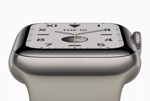 Watch Series 5 este primul smartwatch Apple cu ecran aprins tot timpul
