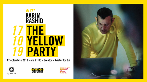 Karim Rashid pune muzică la party-ul Conferinței Globale „Creativity4Better” - toți participanții invitați