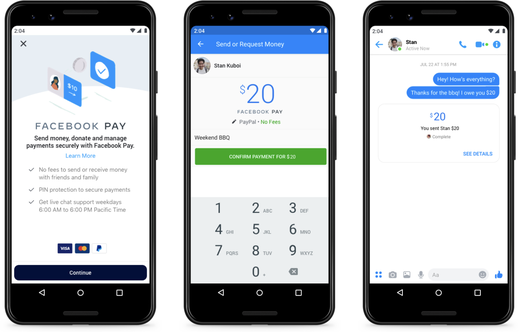 Facebook lansează Facebook Pay, un sistem de plăți pentru aplicațiile companiei