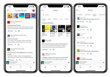 Google își lansează serviciul de podcast-uri pe iOS