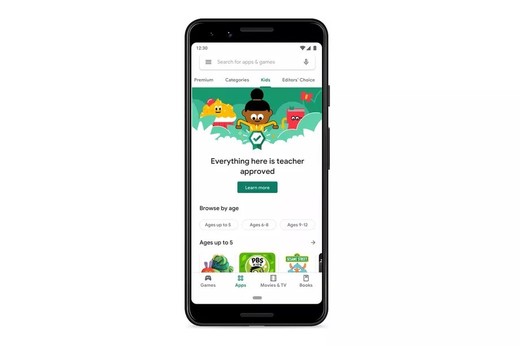 Google lansează o secțiune de aplicații pentru copii