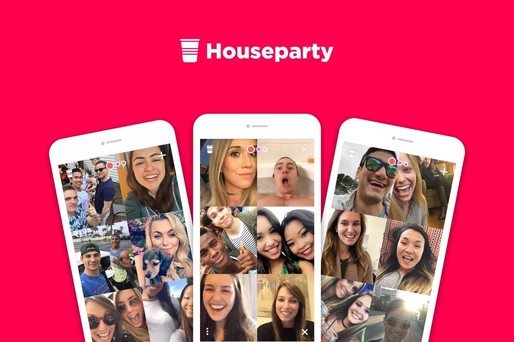 Aplicația de comunicare video Houseparty a avut 50 milioane de utilizatori noi în ultima lună