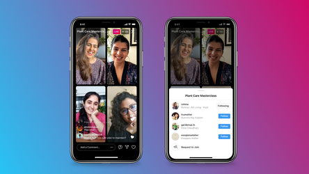 Instagram lansează Live Rooms și mărește numărul persoanelor care pot participa la stream-urile live 