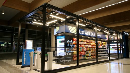 Amazon folosește, pentru prima oară, tehnologia de cumpărături cu plata automată într-un supermarket