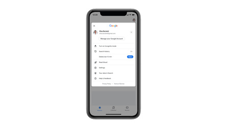 Google lansează o funcție de ștergere a istoricului recent de căutare