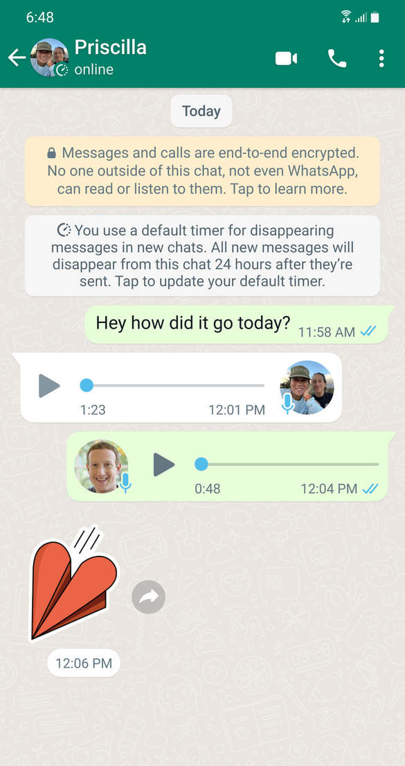FOTO WhatsApp lansează o nouă opțiune pentru mesaje temporare
