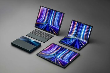 VIDEO Asus a prezentat un laptop cu ecran pliabil
