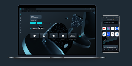 Opera lansează un crypto browser