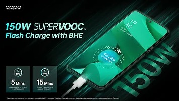Oppo se laudă cu un telefon care se va încărca în 15 minute