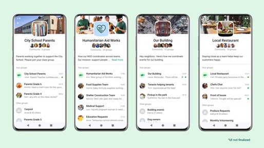 WhatsApp lansează o nouă funcție. Va organiza grupurile de discuții în comunități