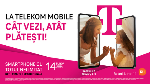 Telekom Romania Mobile lansează noi abonamente cu mesajul „cât vezi, atât plătești!”, urmându-și promisiunea „Mobil asa cum vrei. Simplu și Corect”
