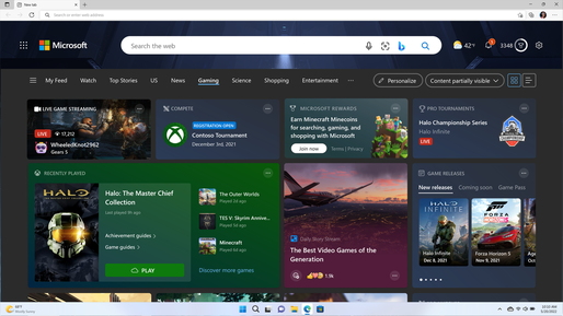 Microsoft adaugă mai multe funcții de gaming în Edge