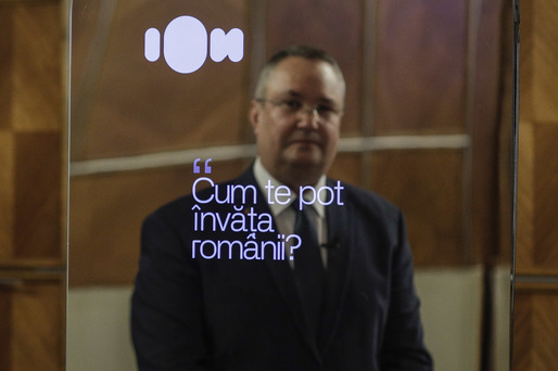 VIDEO&FOTO Ciucă și l-a luat pe ION, consilier onorific din domeniul Inteligenței artificiale