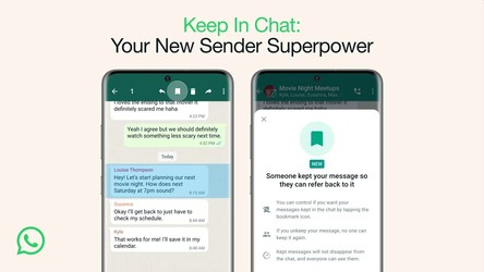 WhatsApp permite salvarea mesajelor care dispar