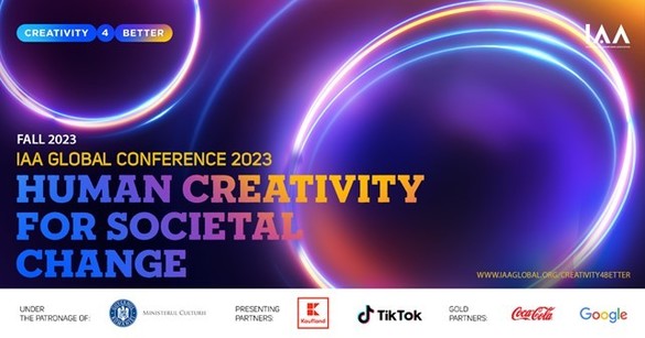 Conferința IAA Crestivity4Better se reîntoarce în 2023 cu tema: Human creativity for societal change