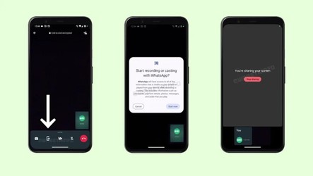 WhatsApp testează o funcție de screen sharing