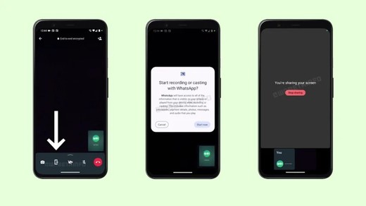 WhatsApp testează o funcție de screen sharing