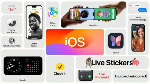 Apple a prezentat iOS 17 și iPadOS 17