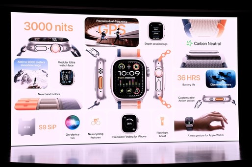 VIDEO Apple a prezentat Watch Series 9